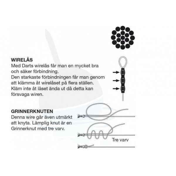 Darts Tafsmaterial 19 Trådig